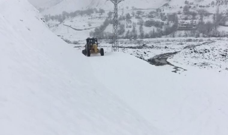 Elazığ ve Şırnak'ta kar nedeniyle 175 yerleşim yerine ulaşım sağlanamıyor