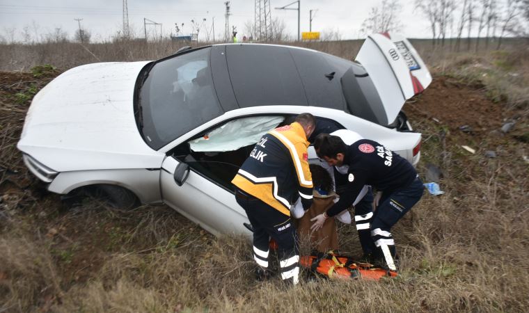 Kazada yaralandı, sağlık ekipleriyle tartışıp ambulansı terk etti