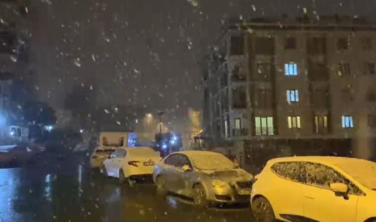 İstanbul'da kar yağışı başladı