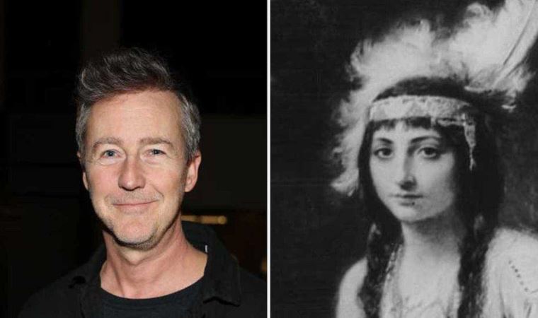 Edward Norton’ın Pocahontas’ın soyundan geldiği ortaya çıktı