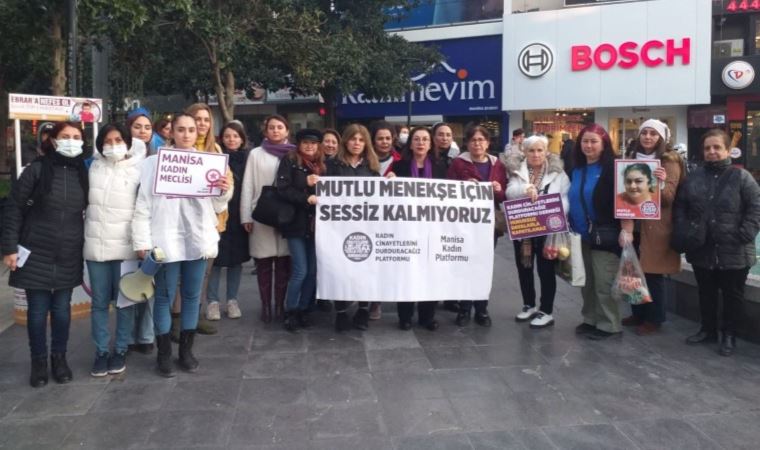 Manisalı kadınlar Mutlu Menekşe için sokağa çıktı