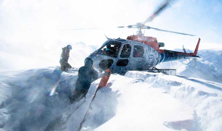 Kaçkar Dağları'nda 'heliski' heyecanına kar ve fırtına engeli