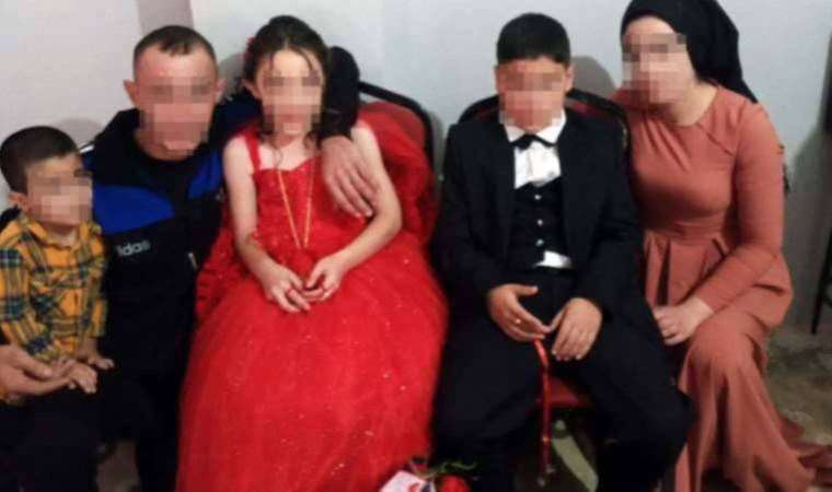 Mardin'de küçük yaştaki çocuklara nişan töreni yapıldı Anne ve baba
