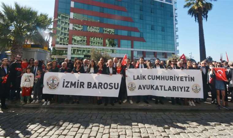 İzmir Barosu: Laik, demokratik cumhuriyet, bir düş değil!