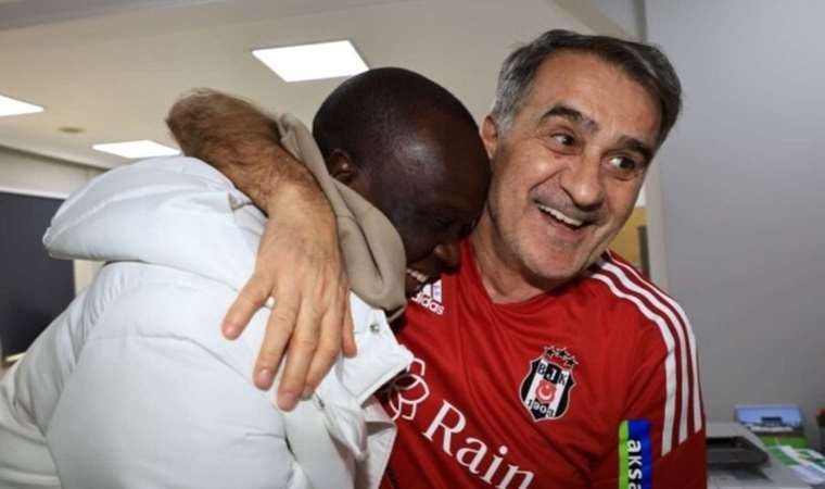 Aboubakar'dan Şenol Güneş'e veda!