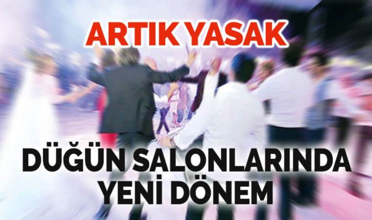 İstanbul'daki düğün salonlarında yeni dönem: Artık yasak!