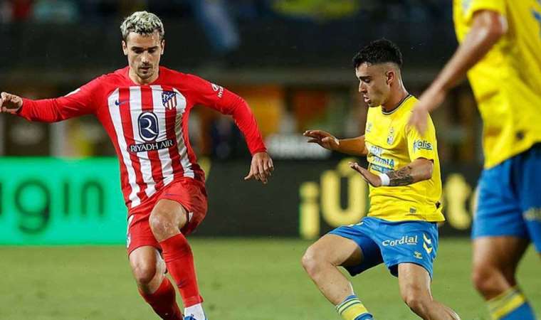 Atletico Madrid'e Las Palmas şoku!