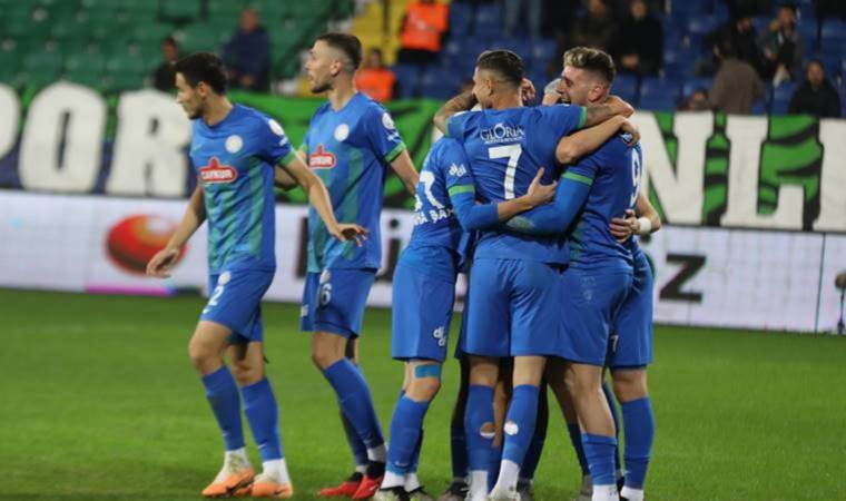 Rizespor'dan evinde 5 gollü şov!