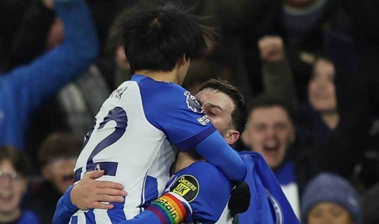 Brighton evinde geriden gelip kazandı!