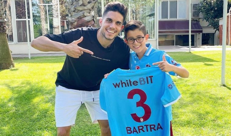 Trabzonsporlu Marc Bartra'dan depremzedelere destek