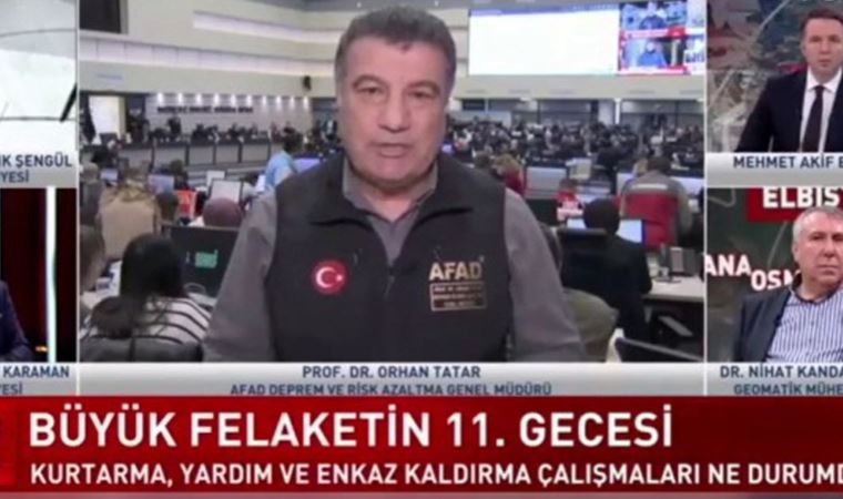 AFAD Deprem Risk Azaltma Genel Müdürü Orhan Tatar canlı yayında 'Geç kalmadık' dedi, Mehmet Akif Ersoy'dan itiraz geldi