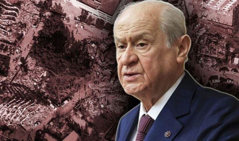 Deprem bölgesinde konuşan Bahçeli: 'İçinde sır olan bir olay gibi geliyor bana'