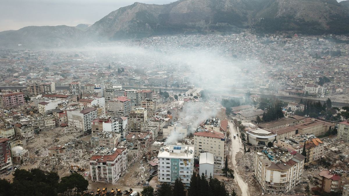 Deprem üstüne deprem! Hatay'daki yıkım havadan görüntülendi