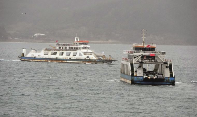 Hafta sonu feribot seferleri 'fırtına' nedeniyle iptal edildi