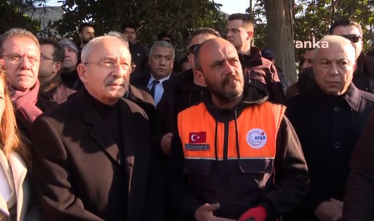 CHP lideri Kemal Kılıçdaroğlu Hatay'ın ardından Osmaniye'de depremzedeleri ziyaret etti