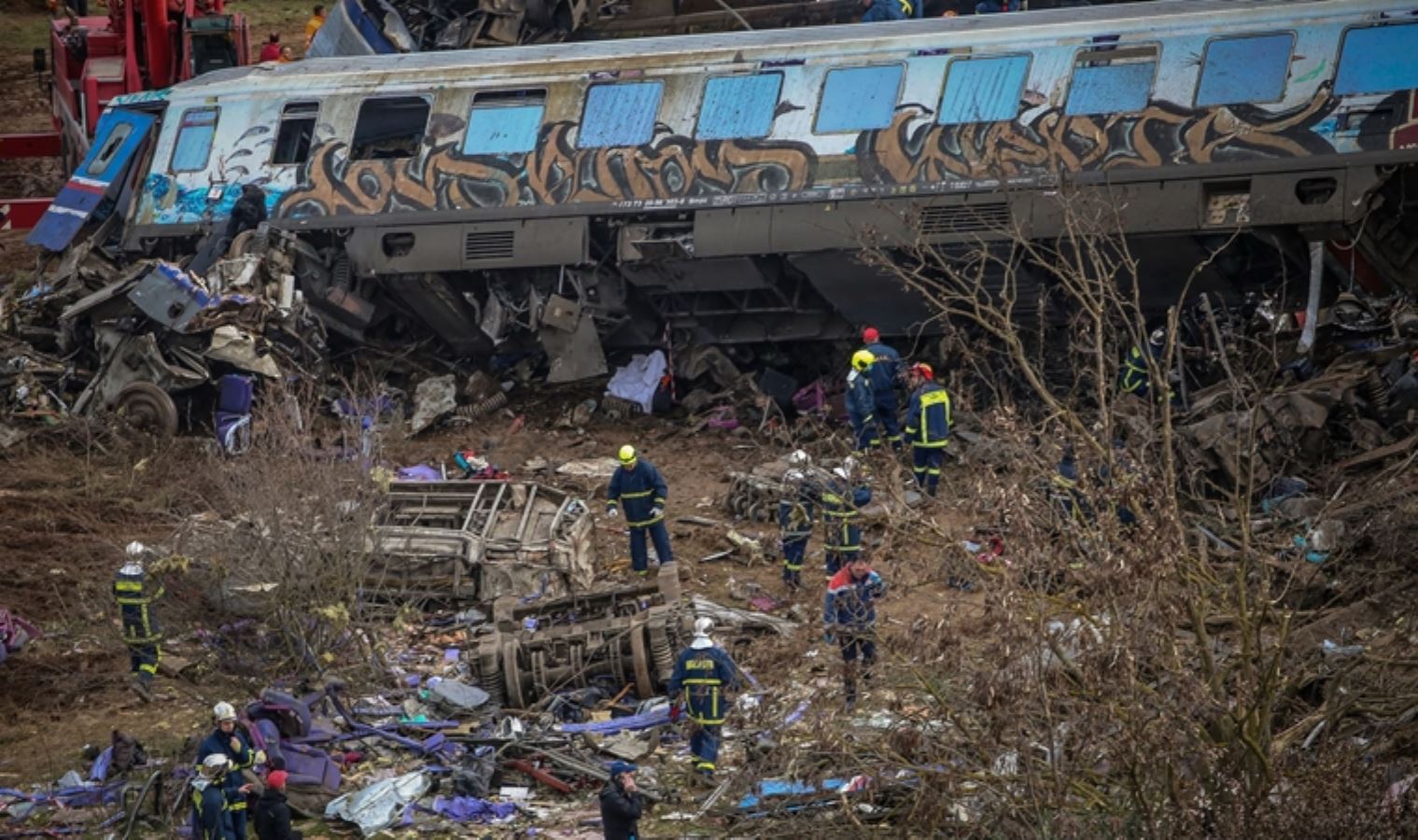 Yunanistan’da tren kazasında can kaybı 43’e yükseldi