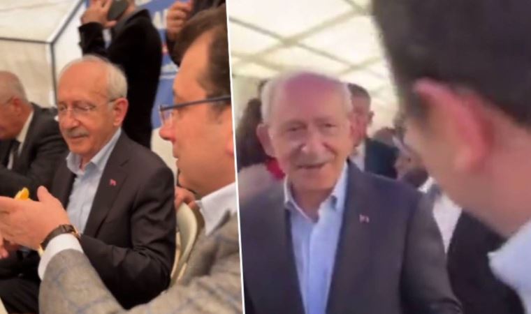 Kılıçdaroğlu ile İmamoğlu arasında gülümseten anlar: Çoğunu kendine aldı, azını bana verdi