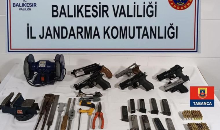 Jandarmadan 'kaçak silah imalatına' operasyon