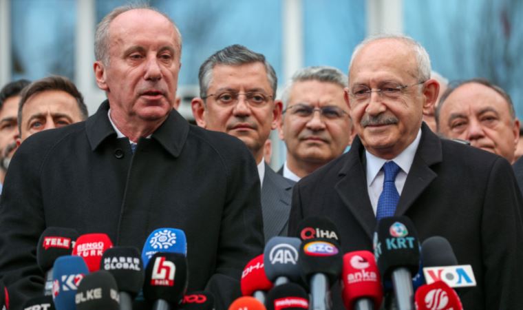 CHP lideri Kılıçdaroğlu, Cumhurbaşkanlığı yarışındaki rakibi İnce'yi ziyaret etti: 'Destek' değil 'nezaket'