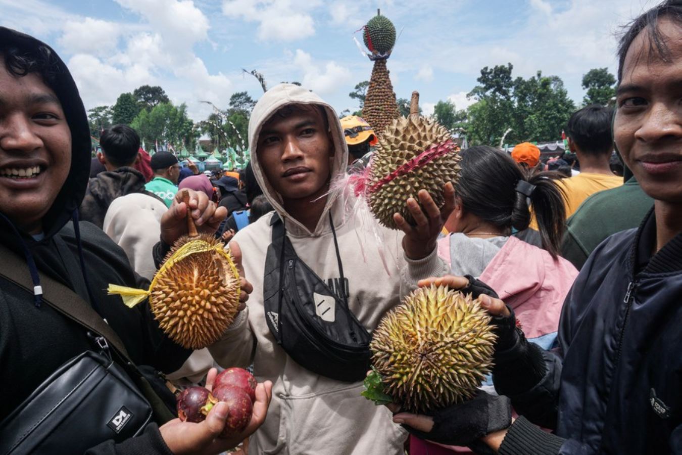 Endonezya'da durian festivali