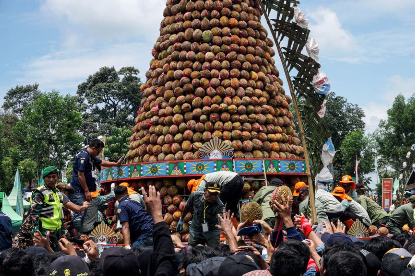 Endonezya'da durian festivali