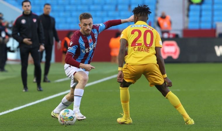 Trabzon'da gol yağmuru: Trabzonspor 3-4 Kayserispor