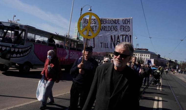 İsveç'in NATO üyeliği başvurusu Göteborg'da protesto edildi