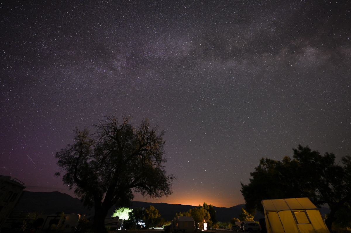 Ölüm Vadisi'nde Lyrids Meteor Yağmuru görüntülendi