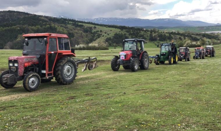 Yurttaşlar, Güneş Enerji Santrali projesine tepki gösterdi: Traktörlü eylem