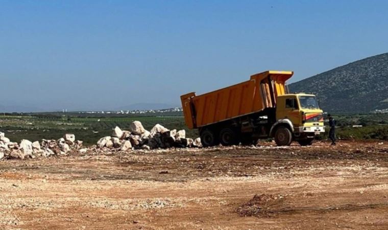 Didim’de vadiye moloz dökerken yakalandılar