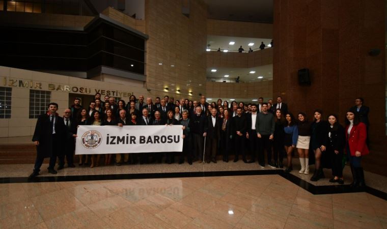 İzmir Barosu: Avukatız! Buradayız! Mesleğimizi savunuyoruz!