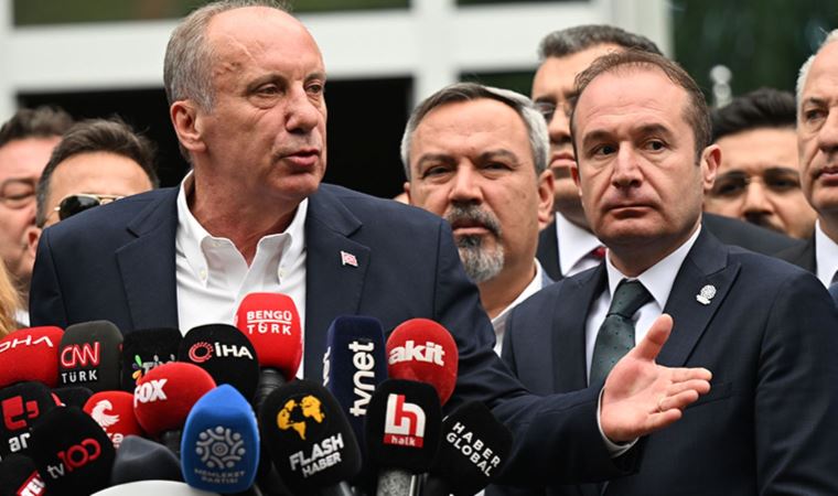 Kılıçdaroğlu'nun telefonuna cevap vermeyen Muharrem İnce, Erdoğan ile görüşmüş