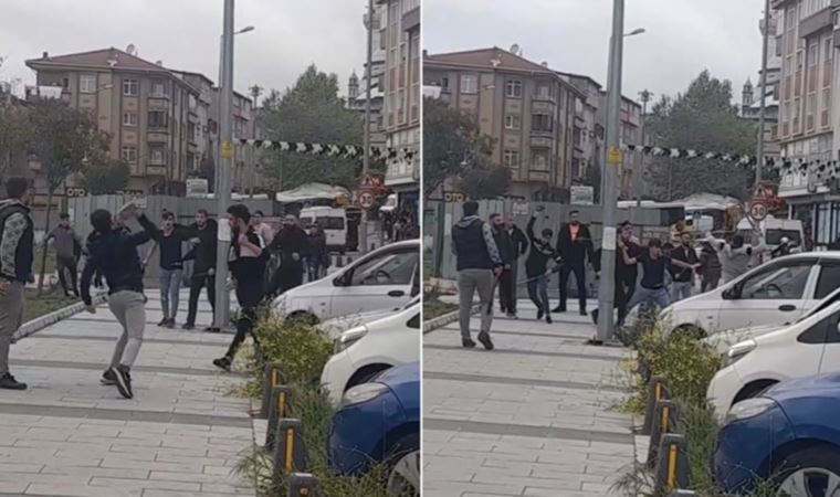 Gaziosmanpaşa'da taşlı, sopalı kavga!