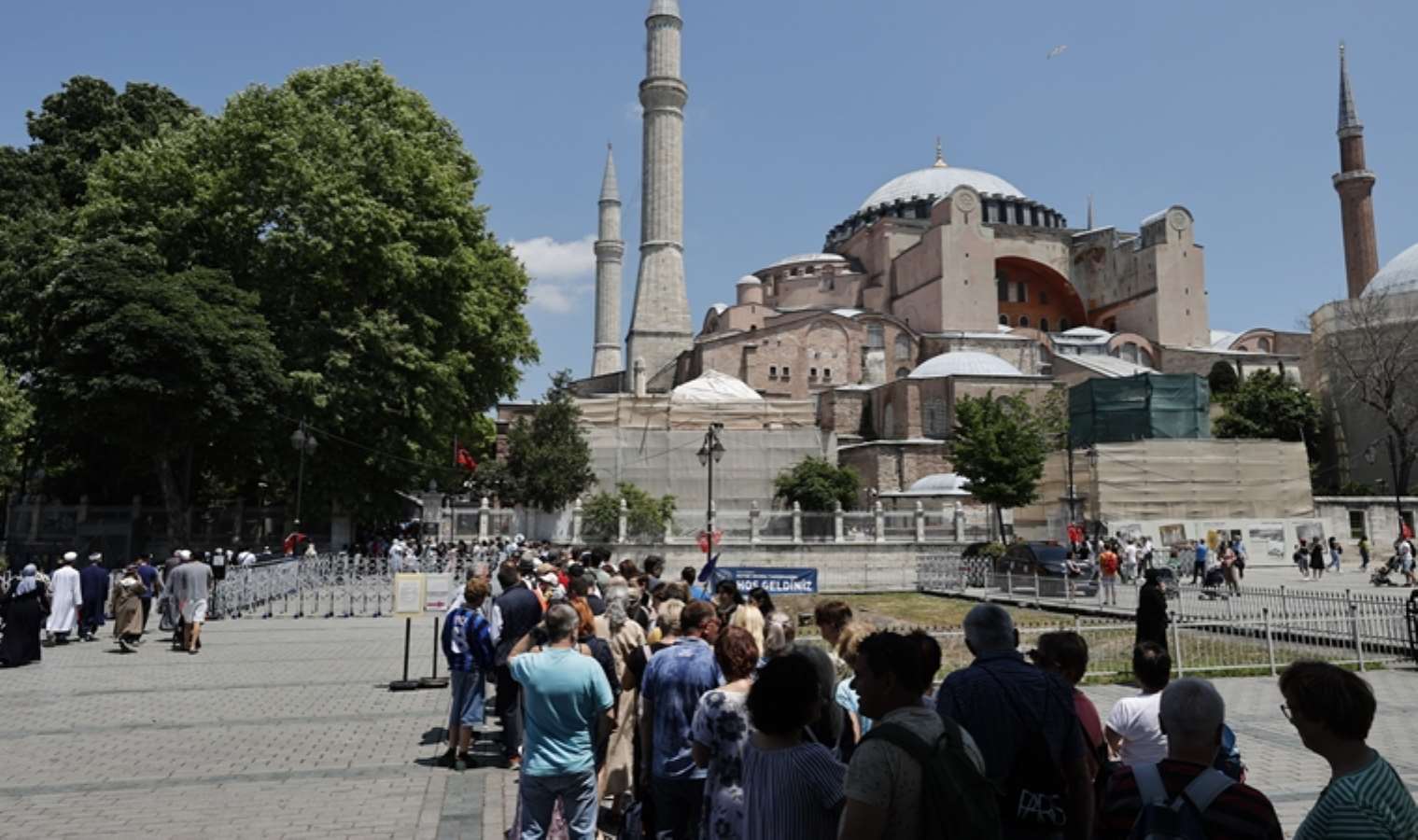 Taraftarlar İstanbul'un turistik mekanlarına akın etti!