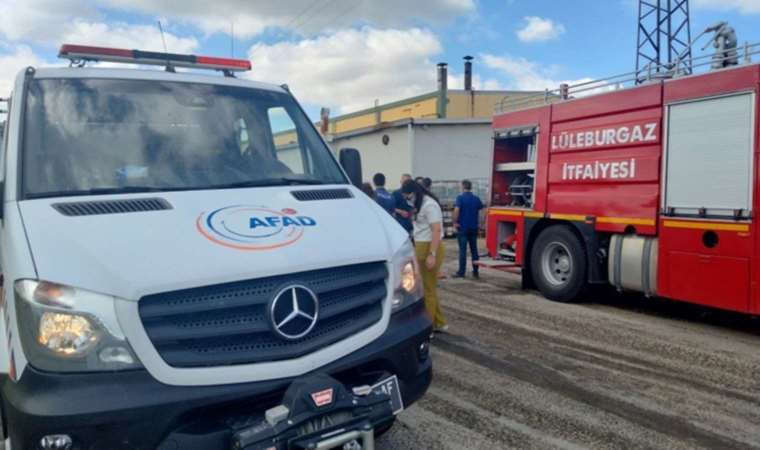 Kırklareli'nde bir fabrikada patlama: 3 işçi yaralandı