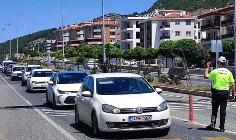 Bayram tatilinde Muğla’ya ziyaretçi akını: 112 bin araç giriş yaptı