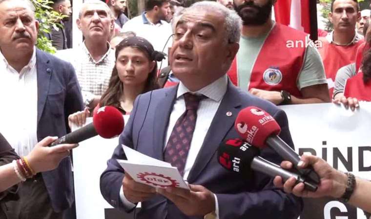 Son dakika... DİSK'ten TÜİK önünde açıklama: Gelir eşitsizliğindeki adaletsizliğe isyan ediyoruz!