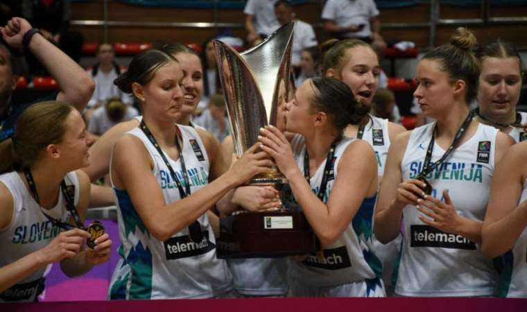 Slovenya FIBA 18 Yaş Altı Kızlar Avrupa Şampiyonası'nda zafere ulaştı