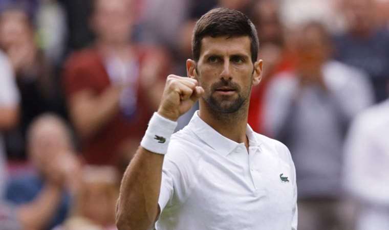 Wimbledon'da Novak Djokovic finale yükseldi