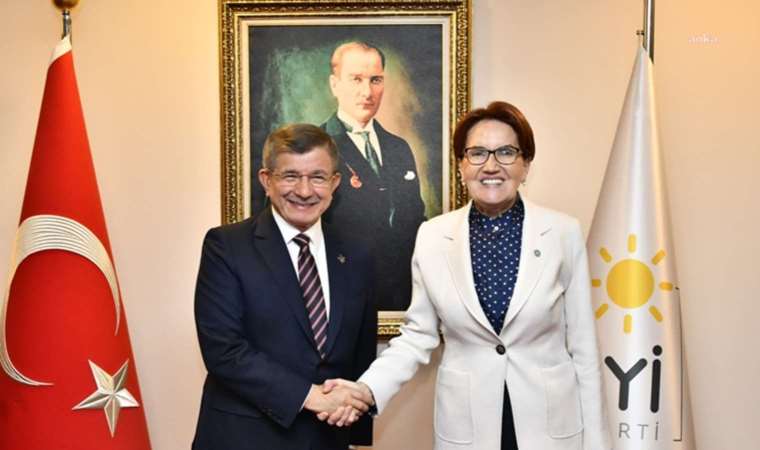 Meral Akşener, Ahmet Davutoğlu ile görüştü