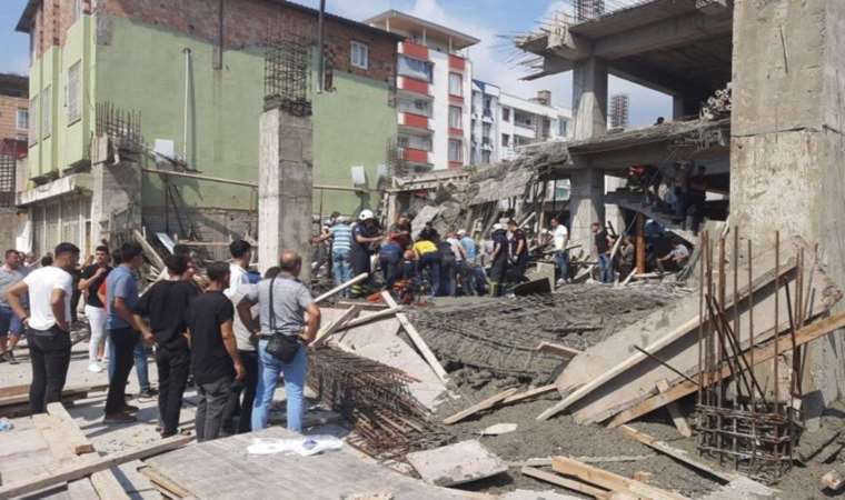 Son Dakika: Hatay'da inşaatta göçük!