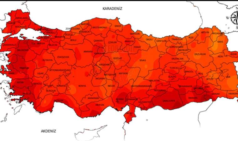 Türkiye haritası kırmızıya boyandı: Rekor üstüne rekor!