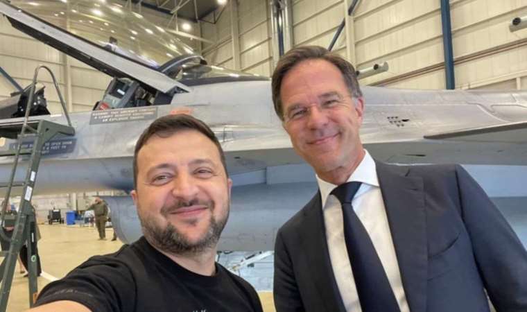 Zelenski'den Hollanda'ya F-16 teşekkürü