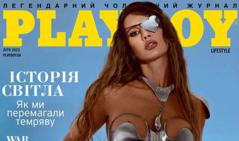 Savaşta yaralanan Ukraynalı model, Playboy'a poz verdi