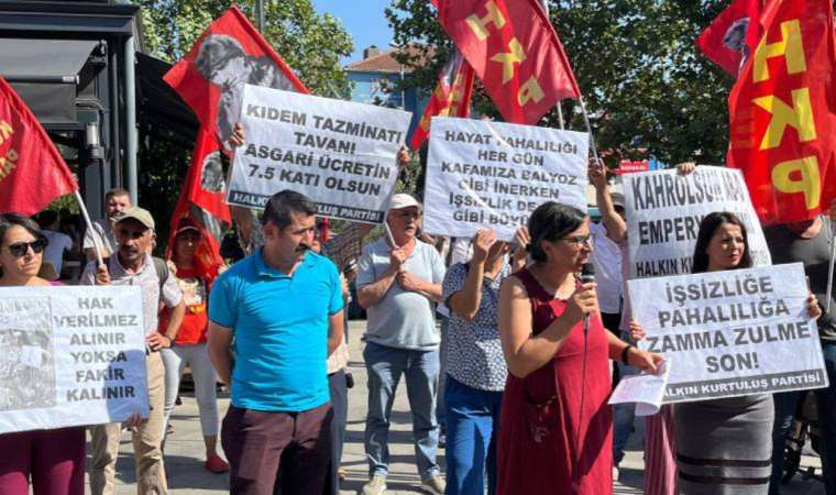 HKP'den zam protestosu: AKP; işsizlik, pahalılık, zam, zulüm demektir