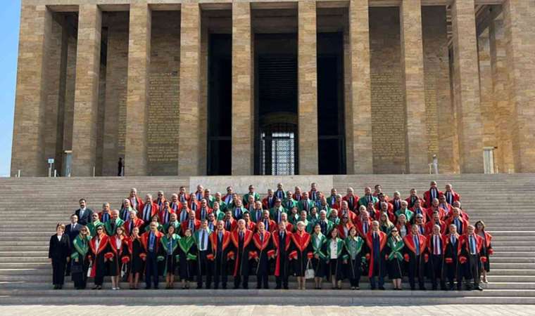 Yargıtay üyelerinden Anıtkabir'e ziyaret