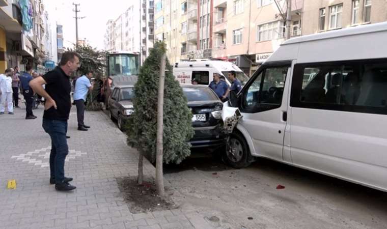 Bafra'da servisçiler arasında silahlı çatışma: 1 yaralı