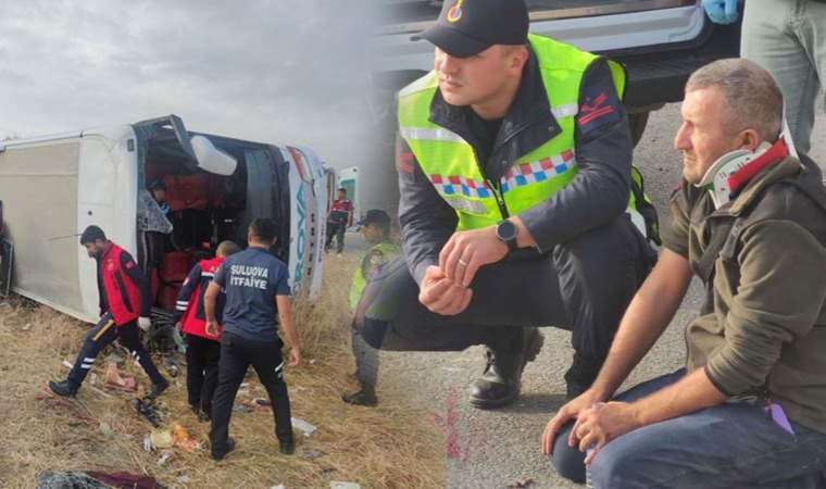 Son dakika... Amasya'da yolcu otobüsü devrildi: Ölü ve yaralılar var!