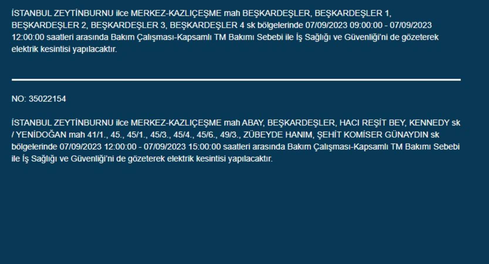 İstanbullular dikkat: 25 ilçede elektrik kesintisi