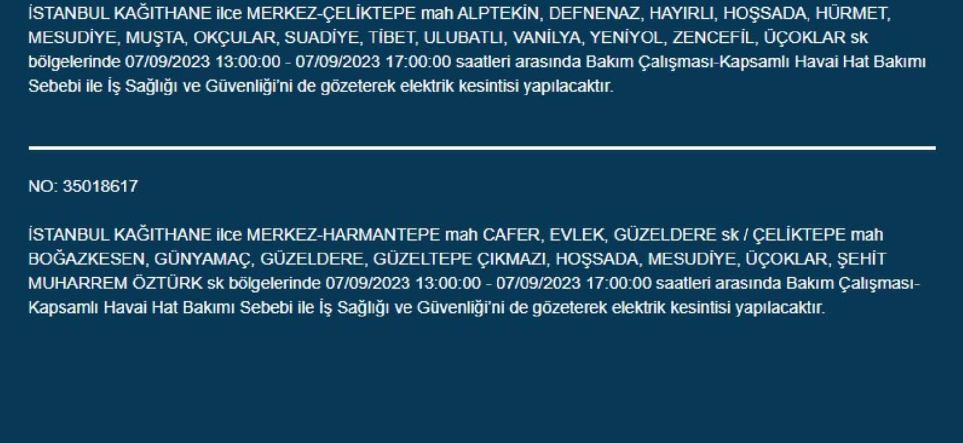 İstanbullular dikkat: 25 ilçede elektrik kesintisi